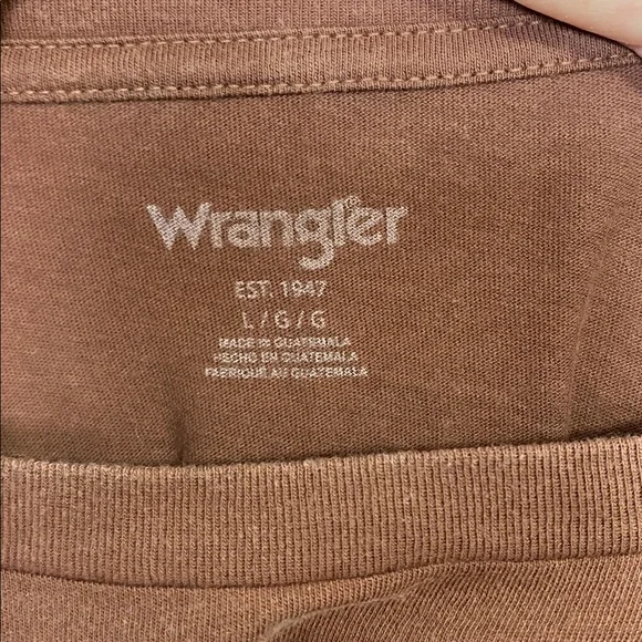 NWT Wrangler Women's Oversized Brown Graphic Tee L - Picture 3 of 5